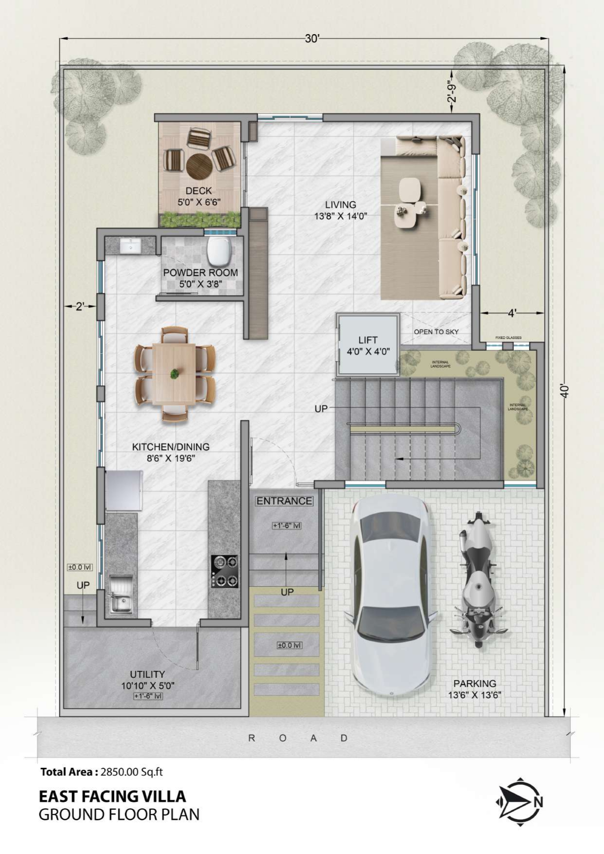 East Facing Ground Floor