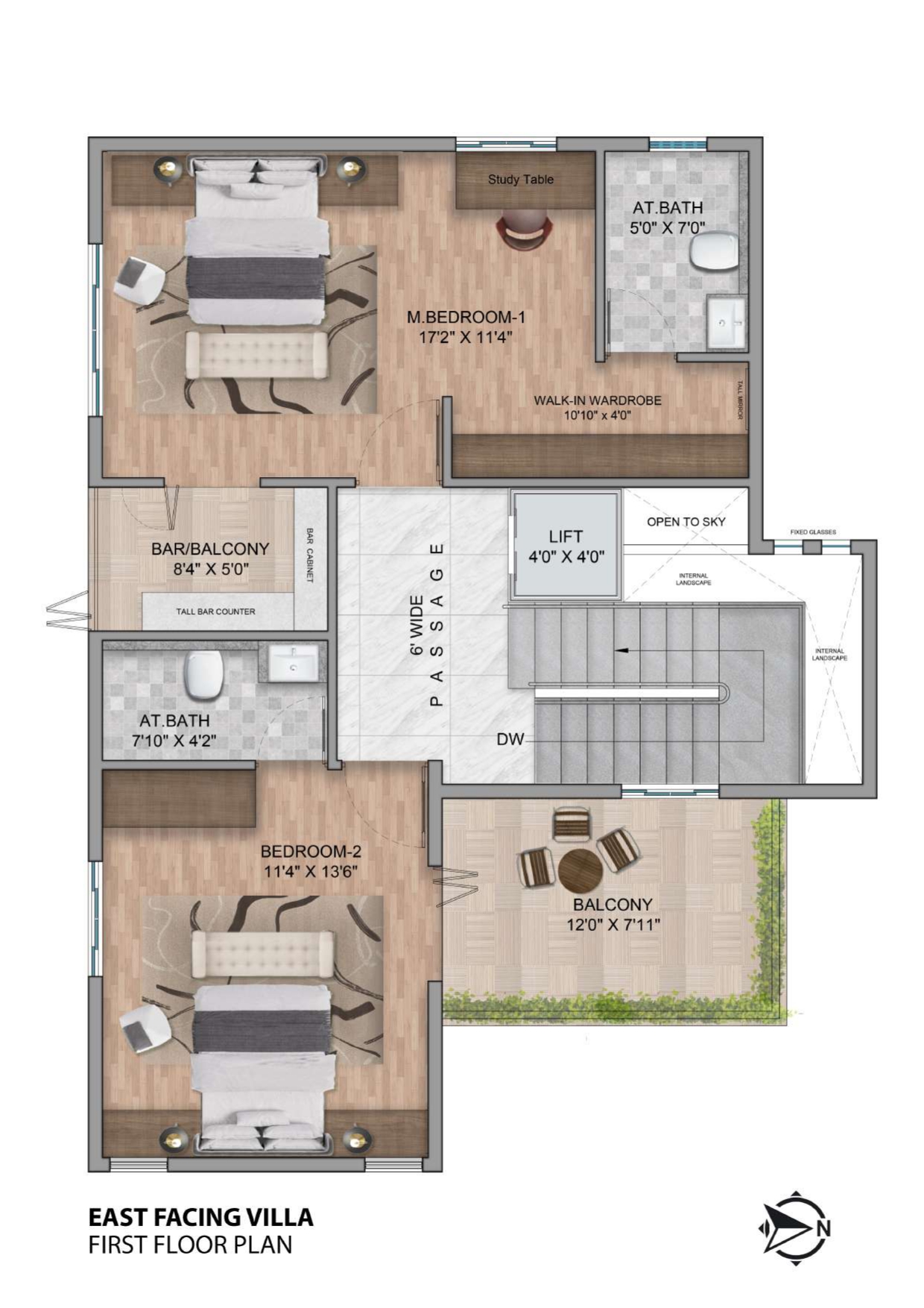 East Facing First Floor