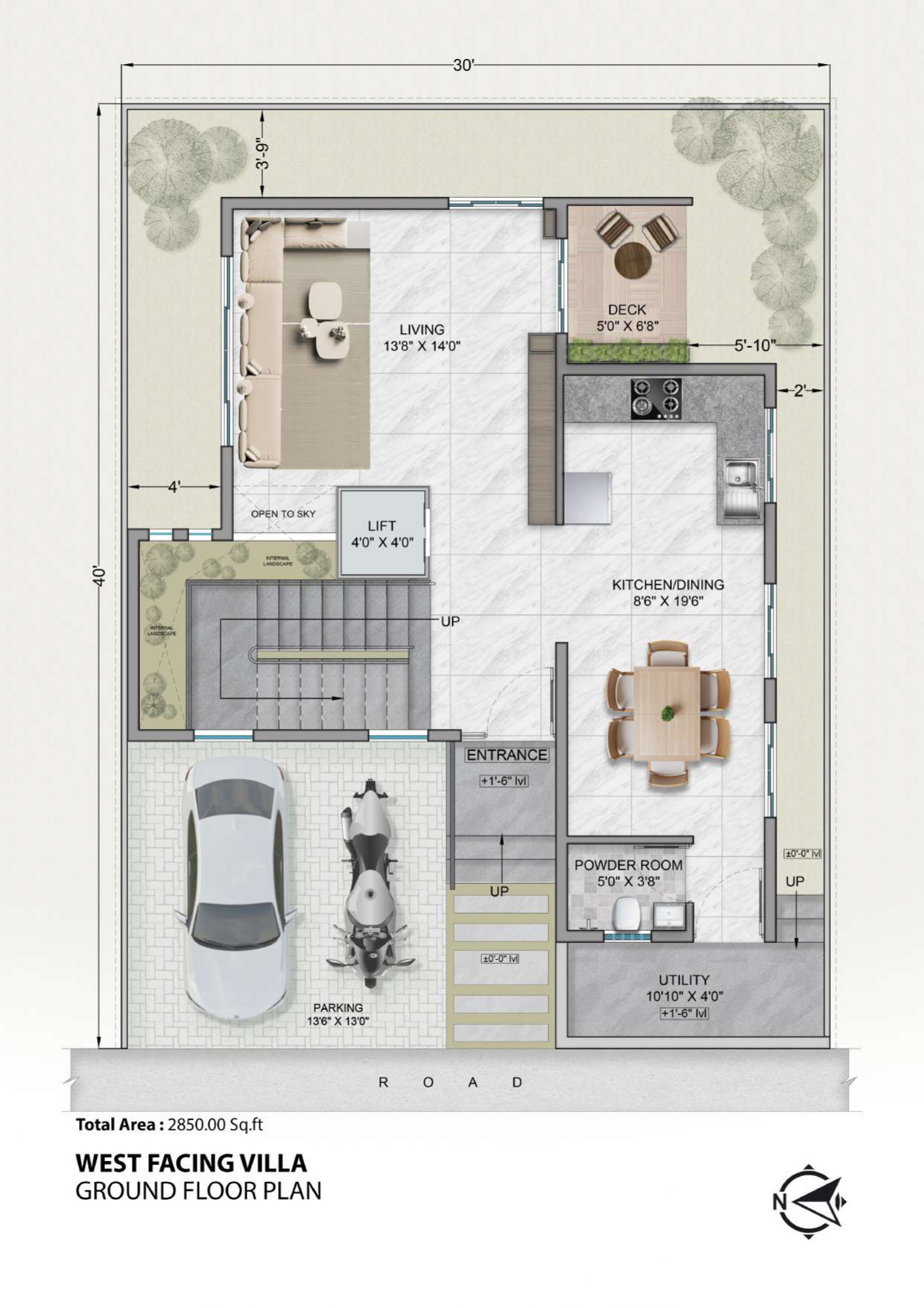 West Facing Ground Floor