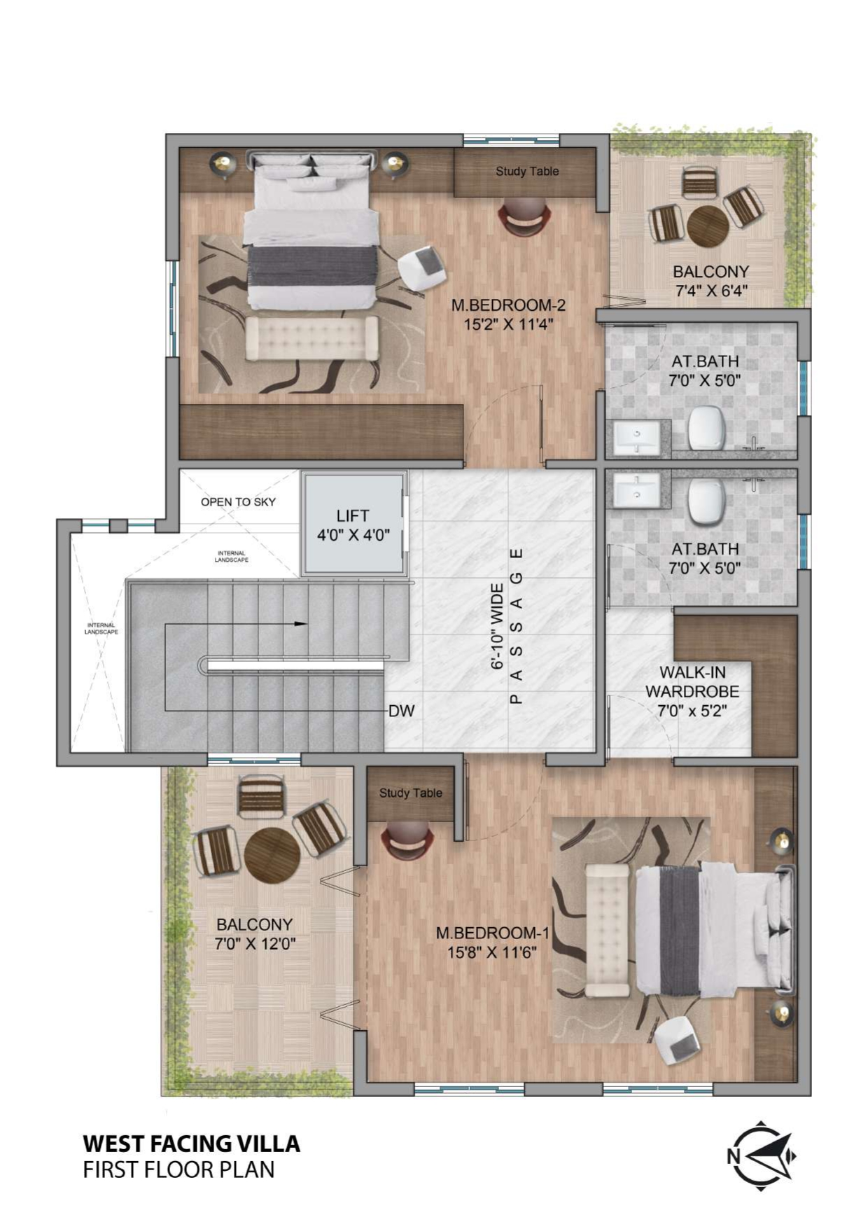 West Facing First Floor